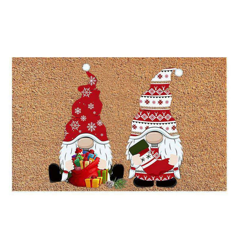 Christmas Doormat Blanket Merry Christmas Santa Claus Welcome Home