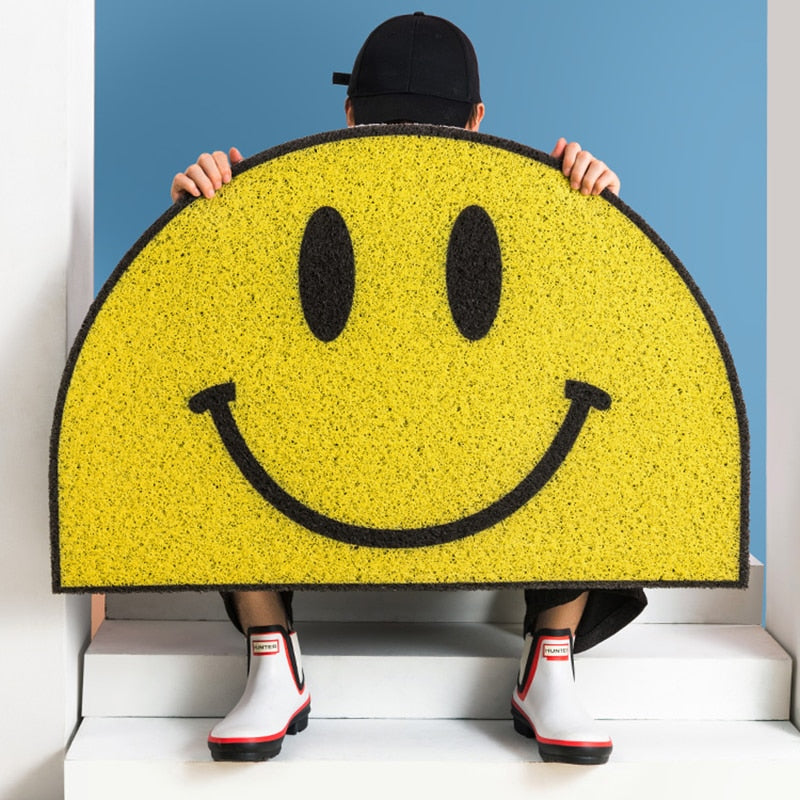 Home Smiley Face Door Mat