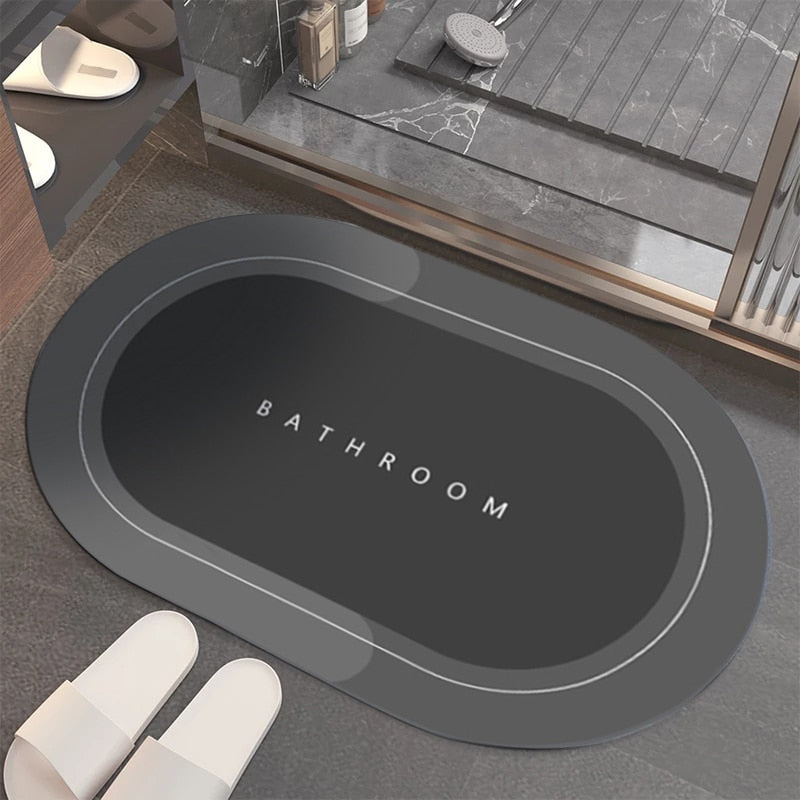 Super Absorbent Bath Mat Quick Drying Bathroom