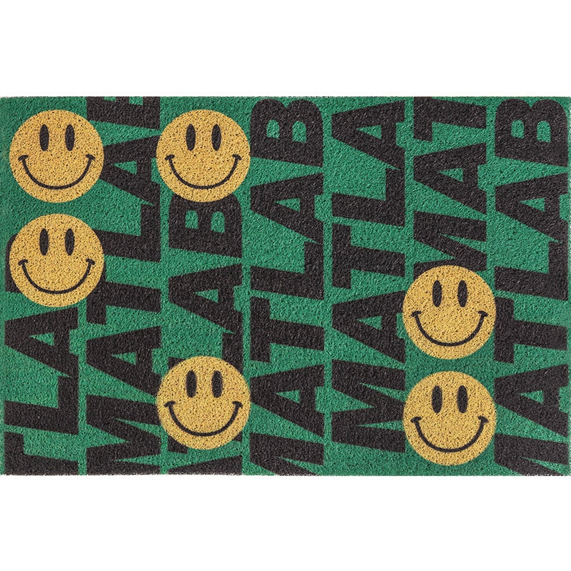 Home Smiley Face Door Mat