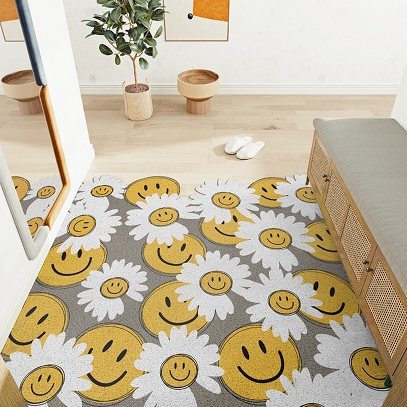 Home Smiley Face Door Mat