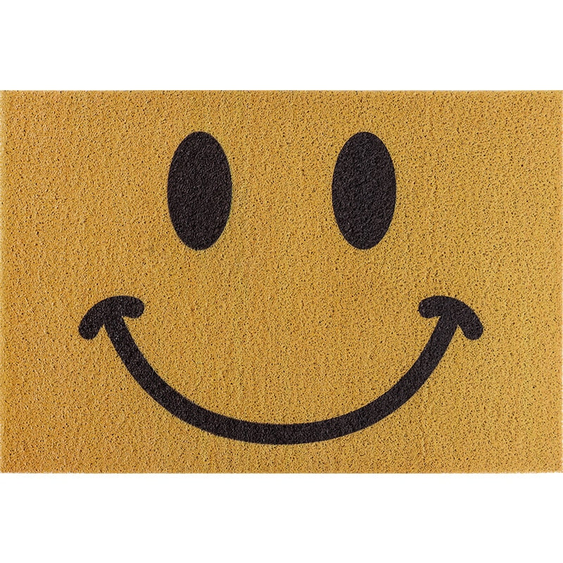 Home Smiley Face Door Mat