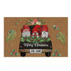 Christmas Doormat Blanket Merry Christmas Santa Claus Welcome Home