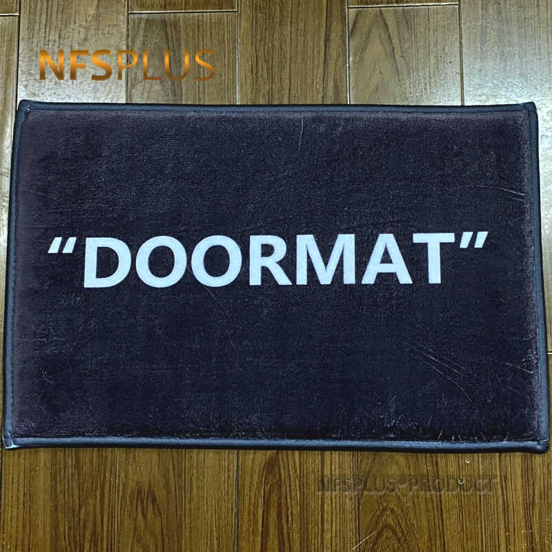 Custom Door Mat Home Decorative Doormat 40x60cm Black