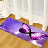 Purple Butterfly door mat