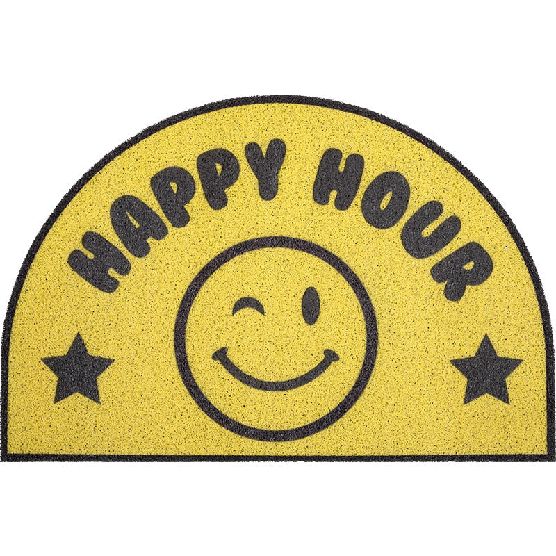 Home Smiley Face Door Mat