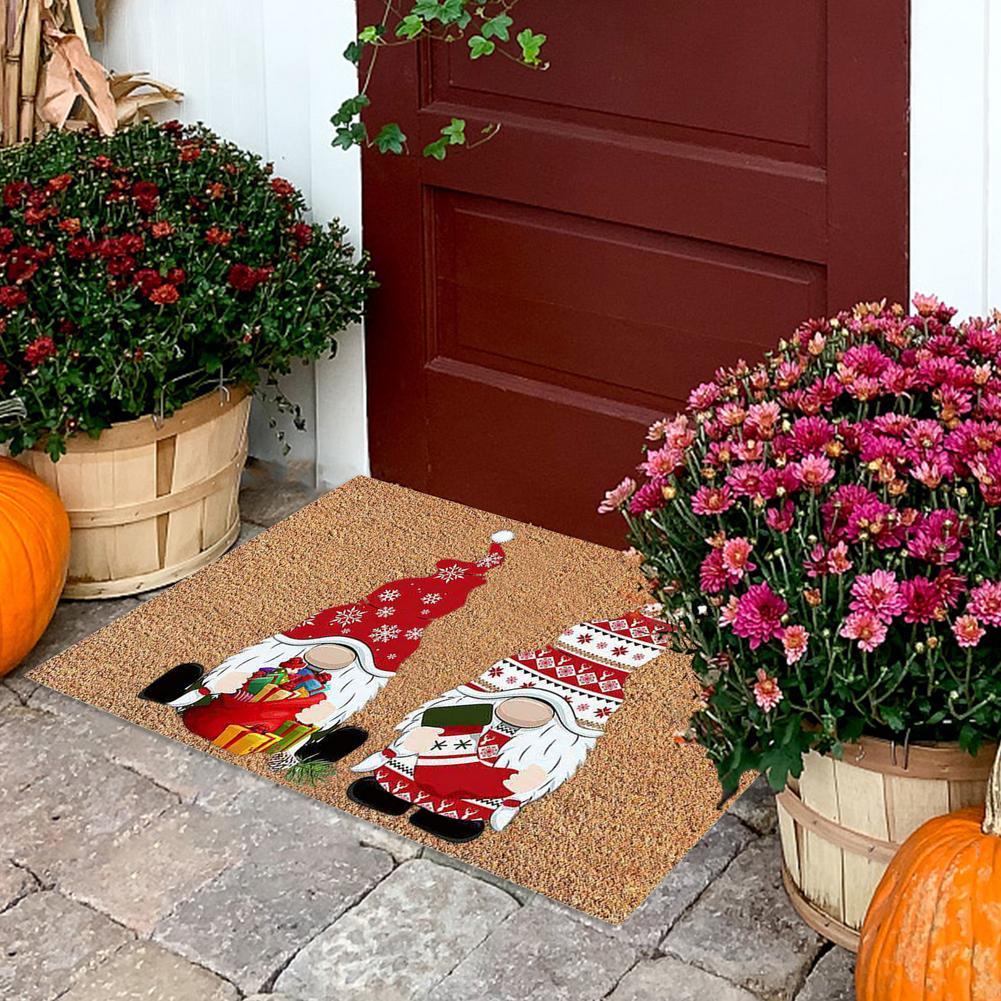 Christmas Doormat Blanket Merry Christmas Santa Claus Welcome Home