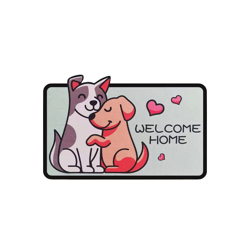 Cartoon Welcome Entrance Doormats