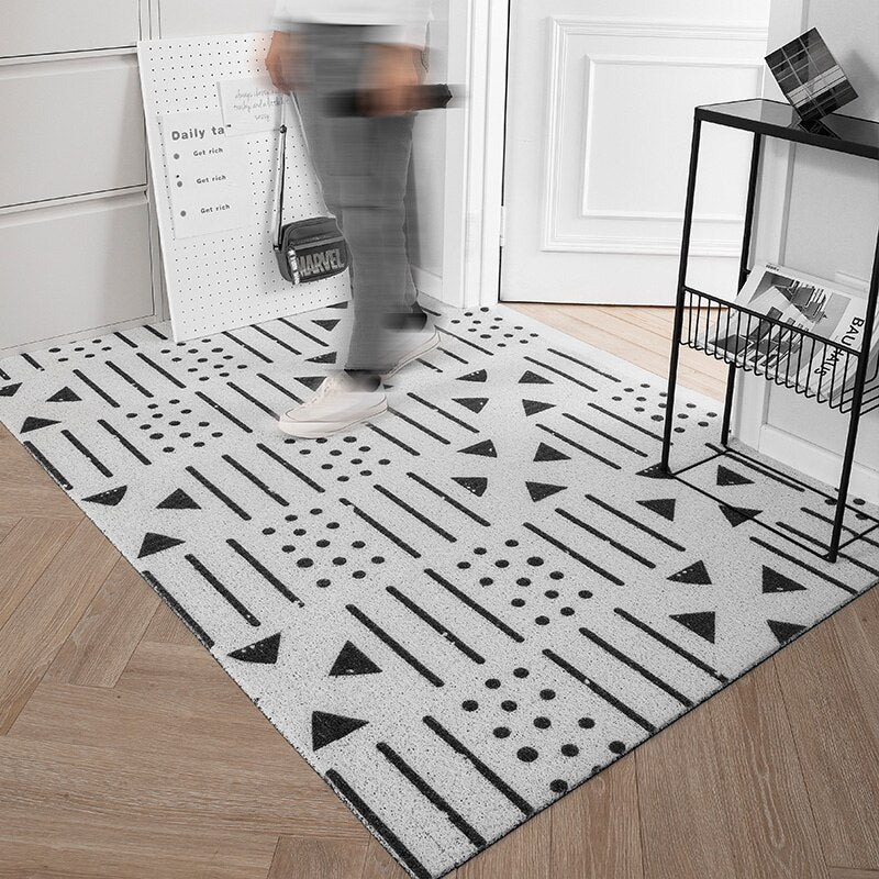 White Rubber Welcome Door Mat