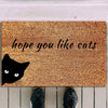 Hope you like cats doormat for entrance