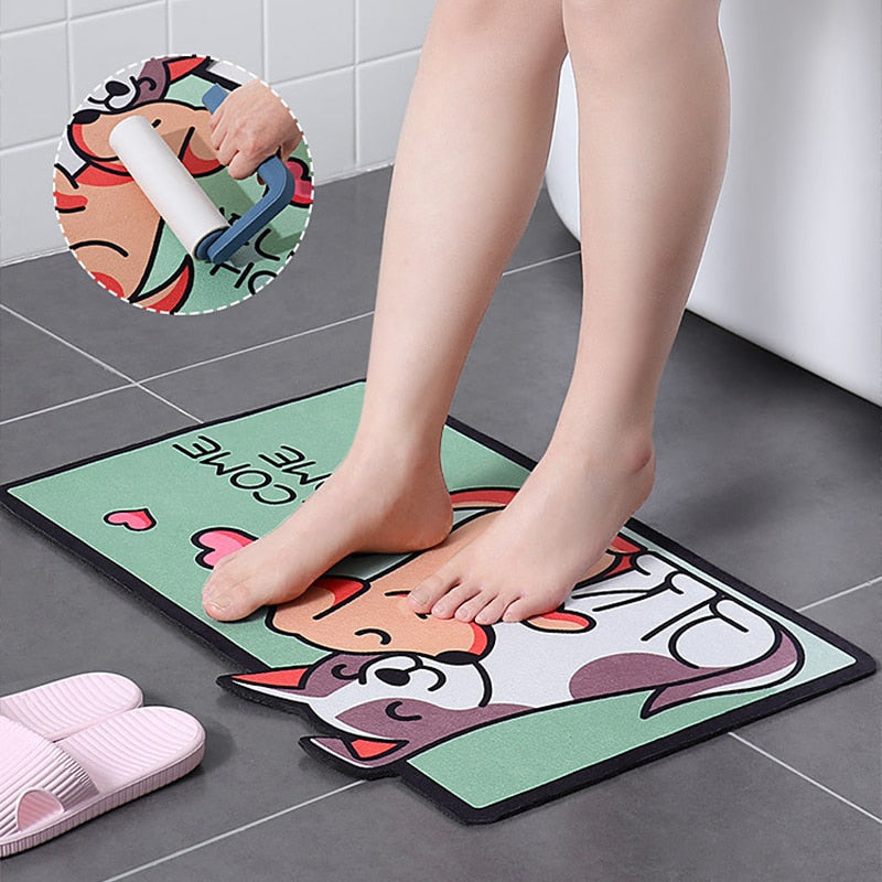 Creative Cartoon Animals Nordic Rug Non-Slip