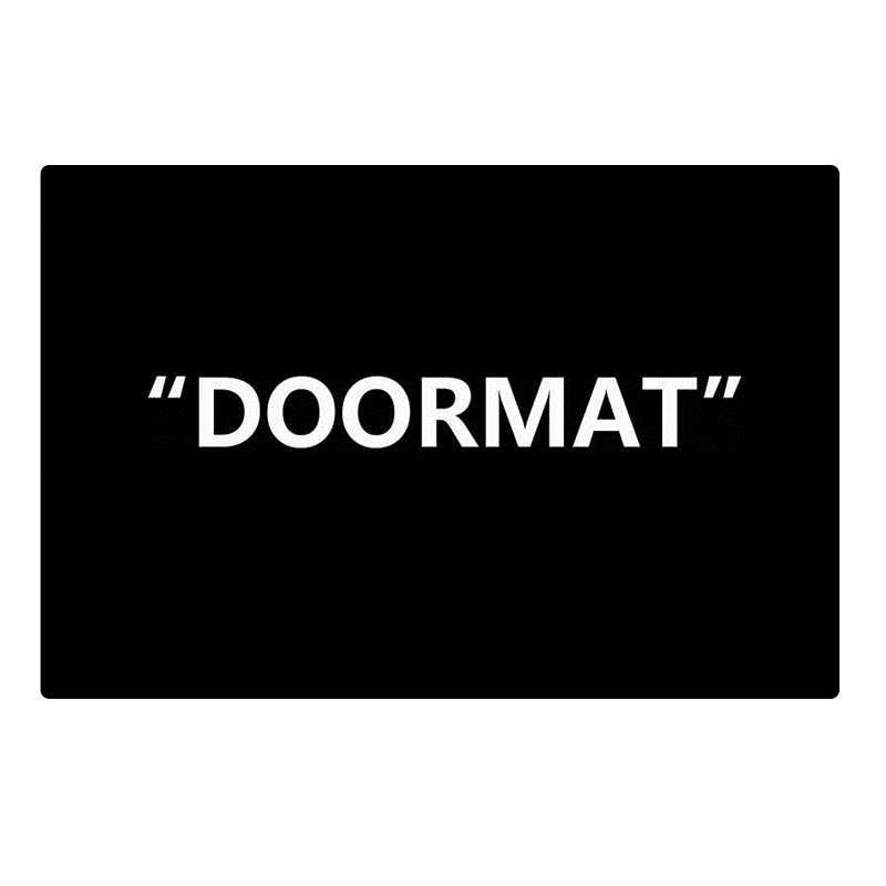 Custom Door Mat Home Decorative Doormat 40x60cm Black