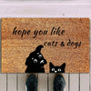 Hope you like cats doormat for entrance