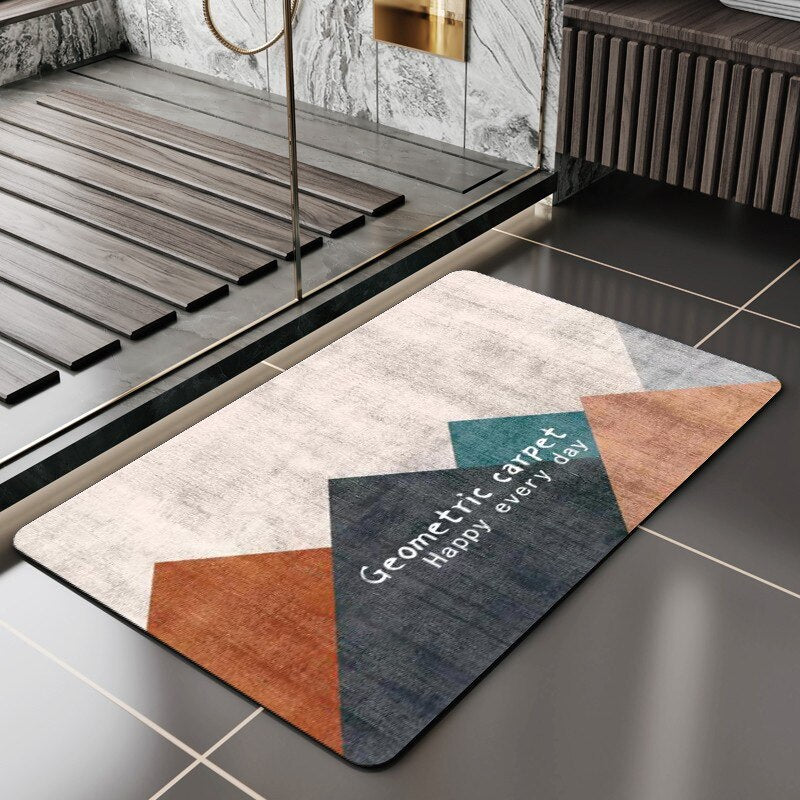 Door Mat Diatomite Quick Dry Luxury Floor Mat