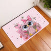 Cute Owls Carpet Rug Welcome Home Funny Entrance Door Mats