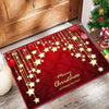 2023 Santa Claus Flannel Outdoor Carpet