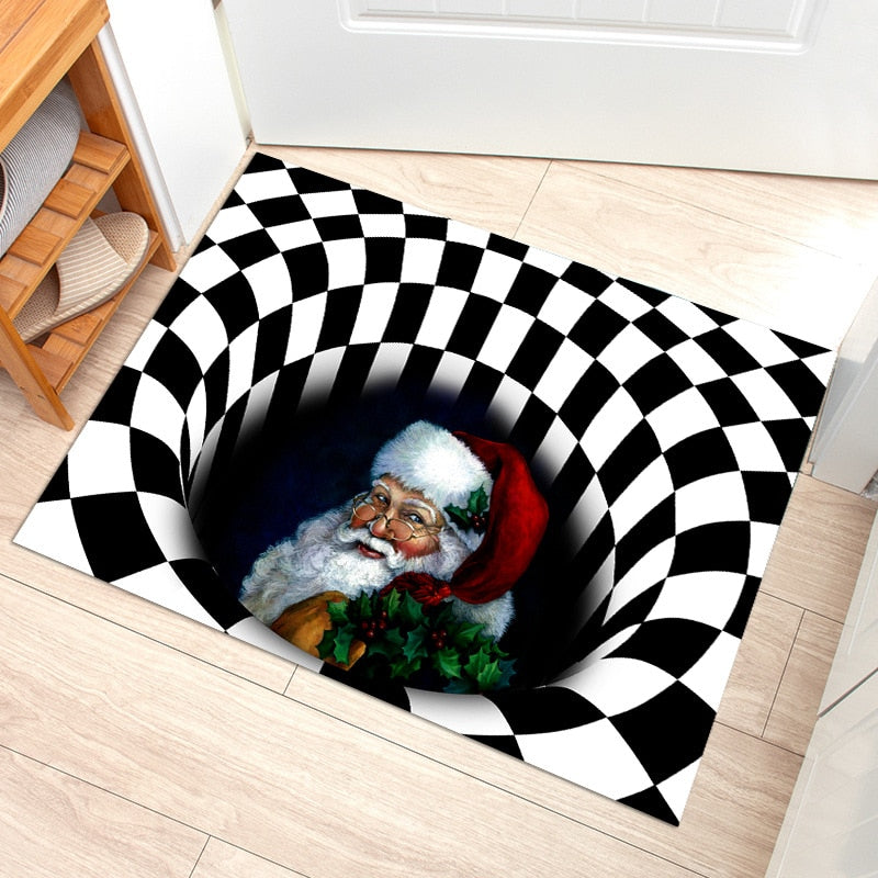 Navidad Snowman Door Mat Christmas