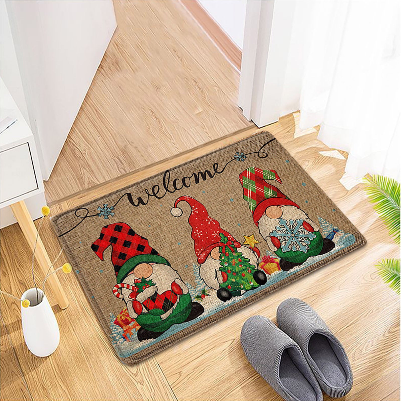 Christmas Floor Mat Washable Printed