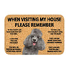 Please Remember Terrier Dogs House Rules Doormat