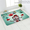 Navidad Snowman Door Mat Christmas