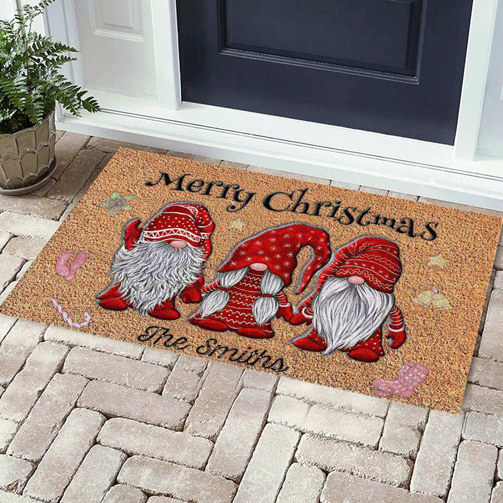 Merry Christmas Theme Doormat