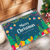 Santa Claus Flannel Outdoor Carpet