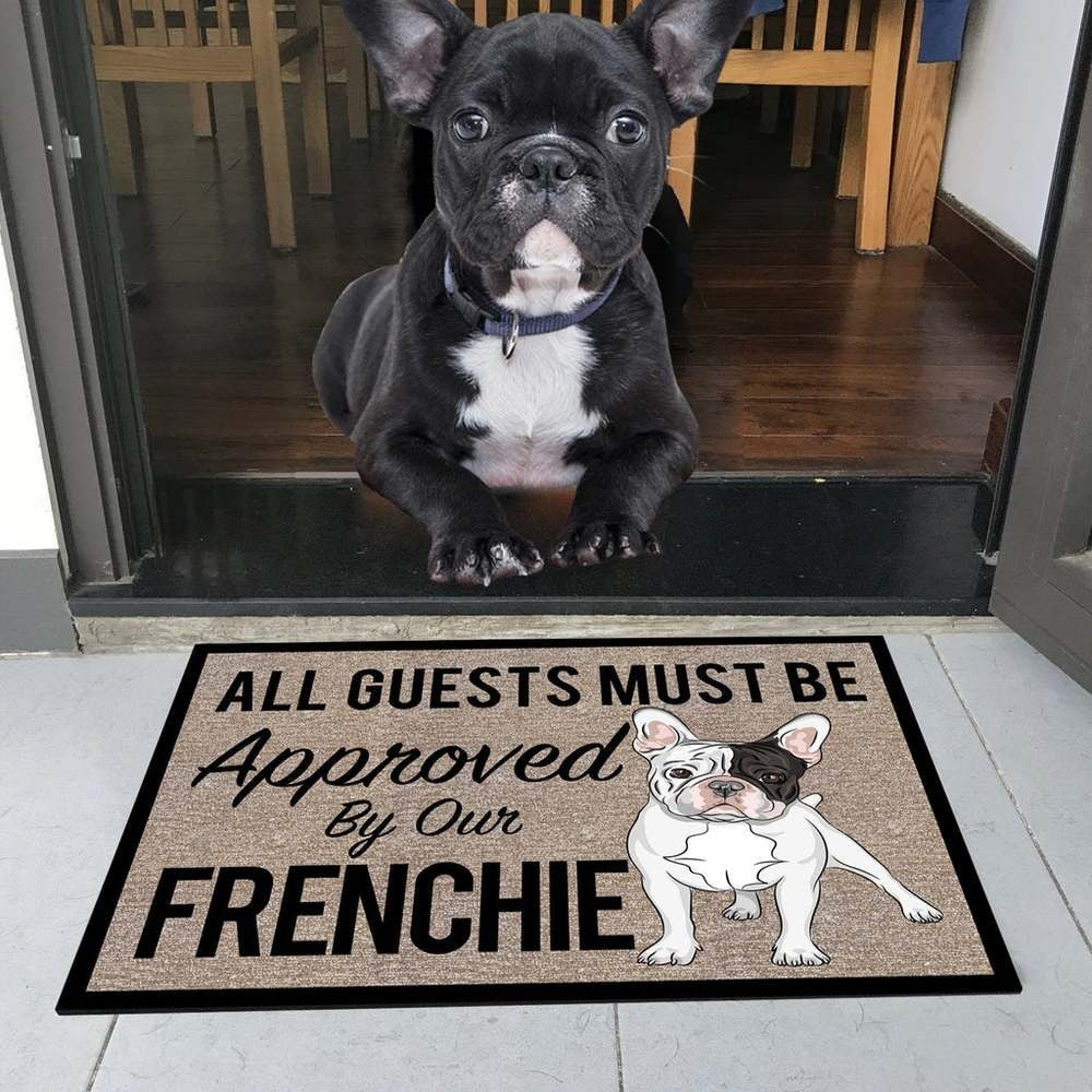 Guests Must Be Approved By Our Beagles Doormat