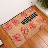 Door Mat Entrance Mat Welcome Flowers Patten