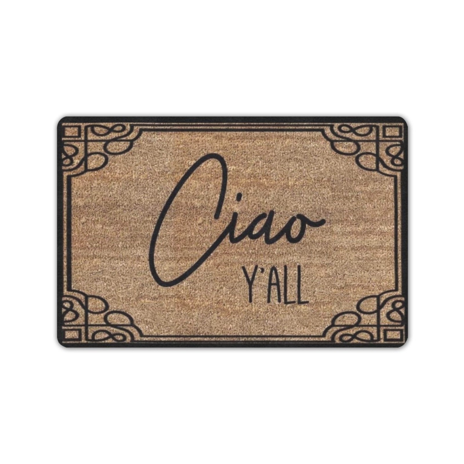 CIAO Y'ALL Doormat Rubber