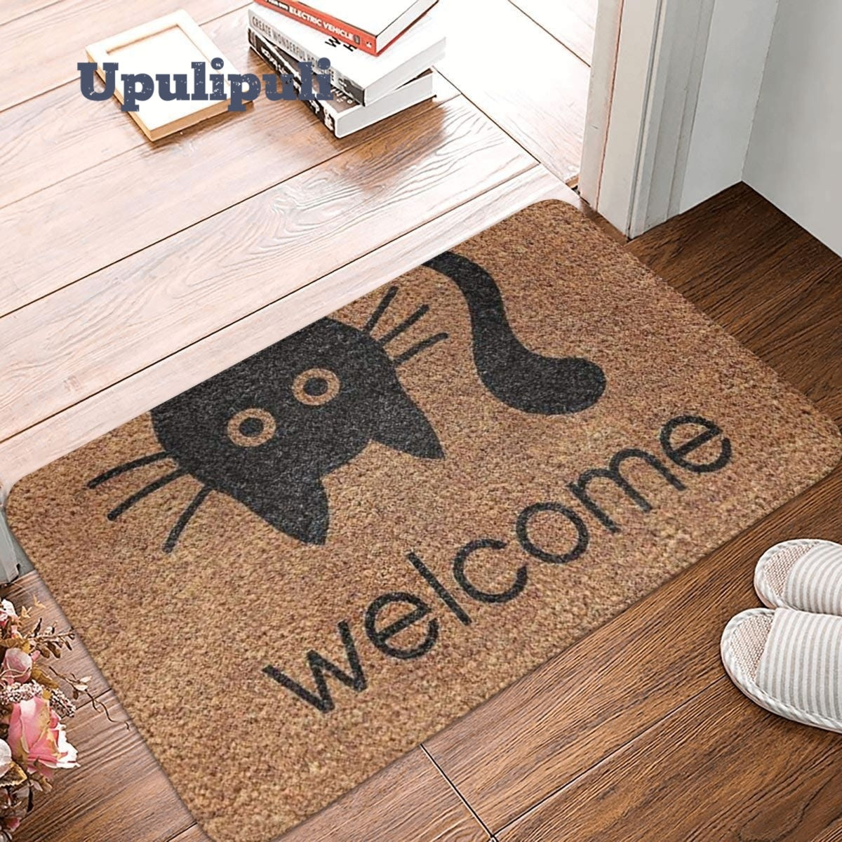 Funny Welcome Black Cats Doormat