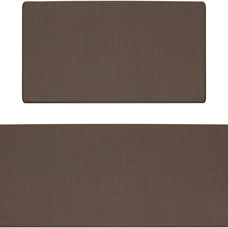 PU Leather Thicken Floor Mats Waterproof Oil Proof Non Slip Carpet