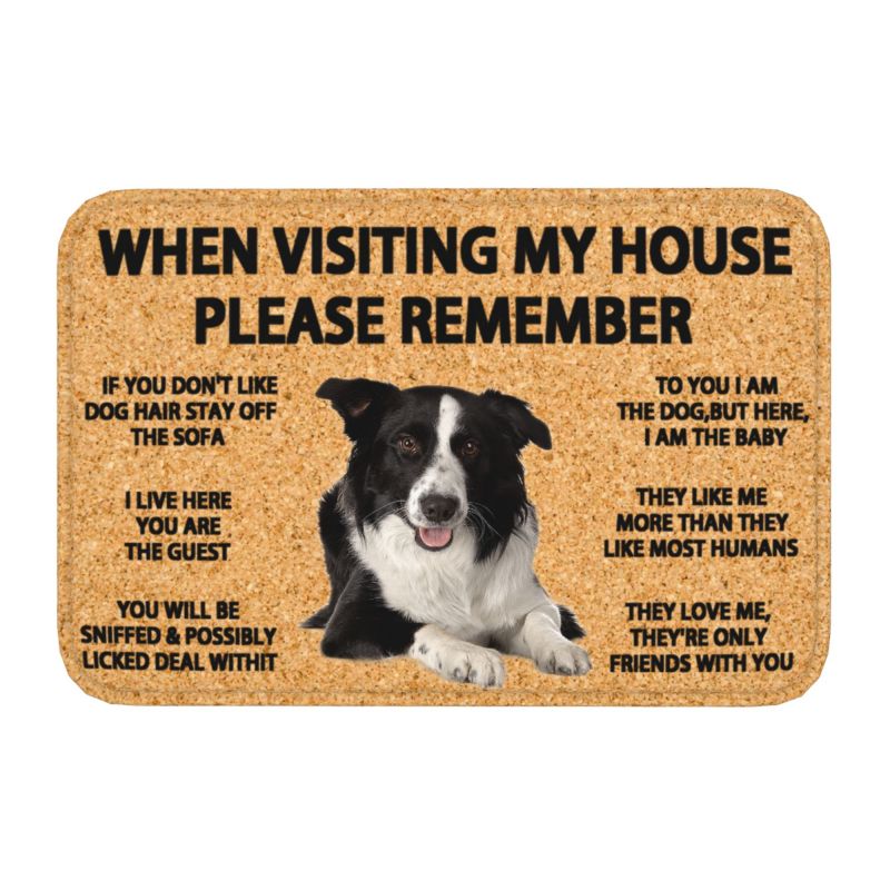 Please Remember Terrier Dogs House Rules Doormat