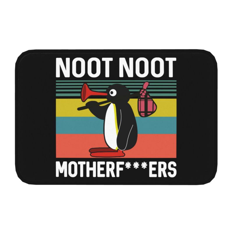 Cartoon Pingu Noot Noot Door Mat