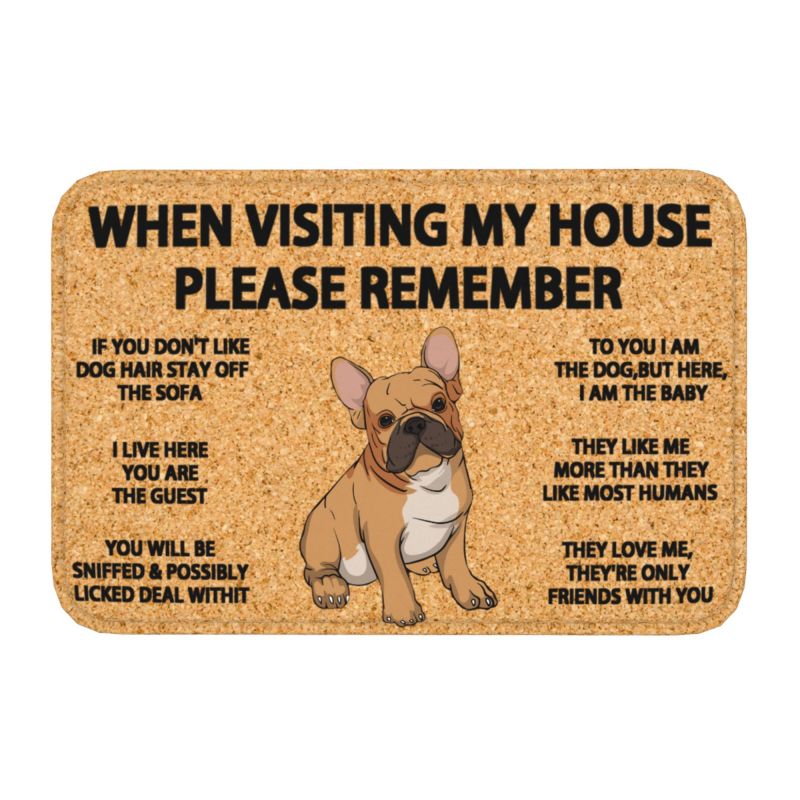 Please Remember Terrier Dogs House Rules Doormat