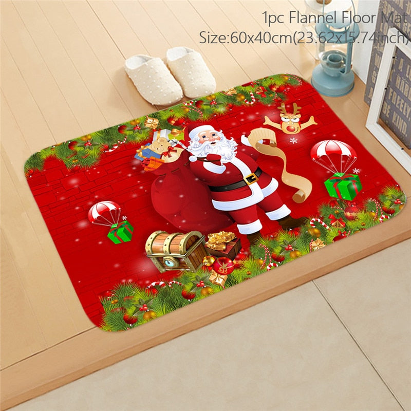 Snowman Door Mat Christmas Decorations for Home