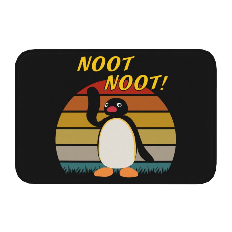 Cartoon Pingu Noot Noot Door Mat