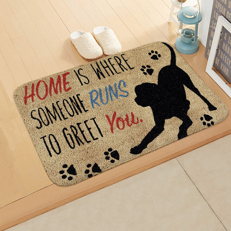 Welcome Letters Anti-Slip Door Mat