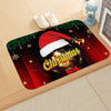 Merry Christmas Doormat Christmas Santa Claus Welcome Home Anti-Slip