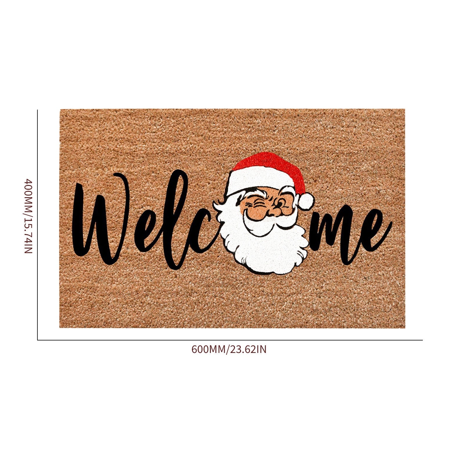 Merry Christmas Theme Doormat