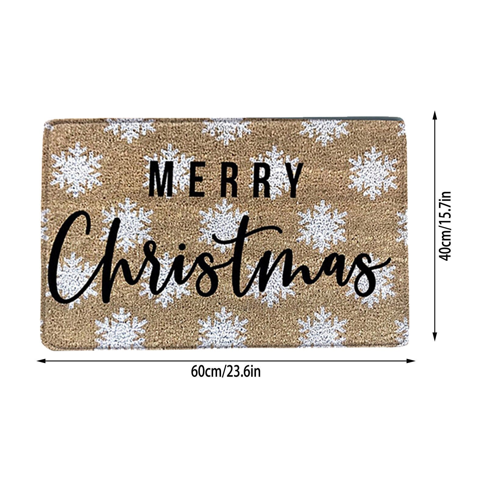 Christmas Floor Mat Washable Printed