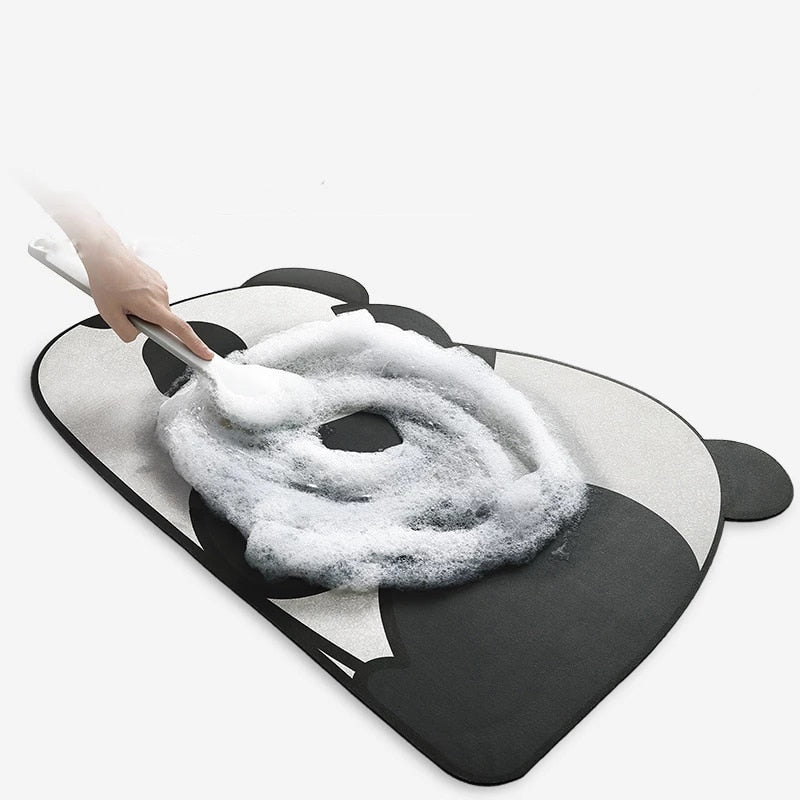 Quick Drying Cute Cat Dog Panda Mat