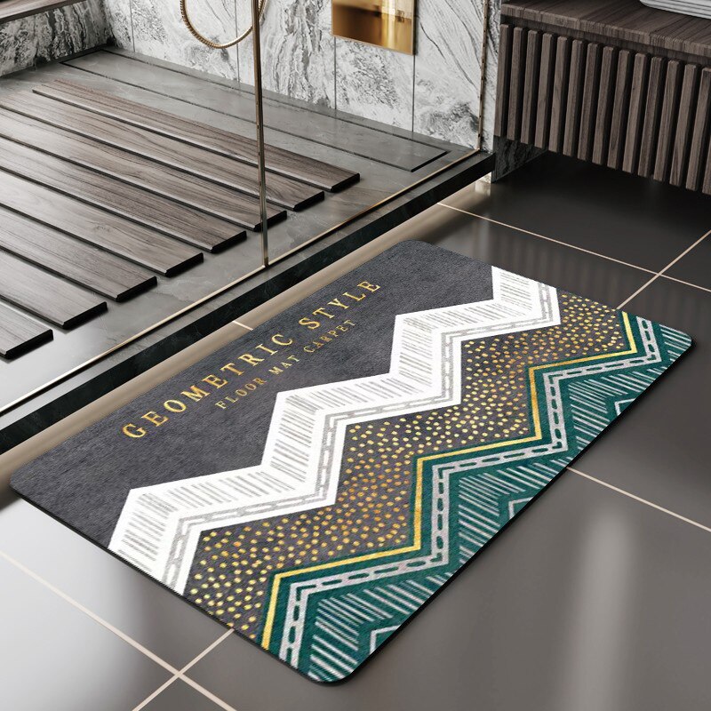 Door Mat Diatomite Quick Dry Luxury Floor Mat