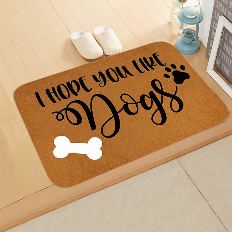 Welcome Letters Anti-Slip Door Mat