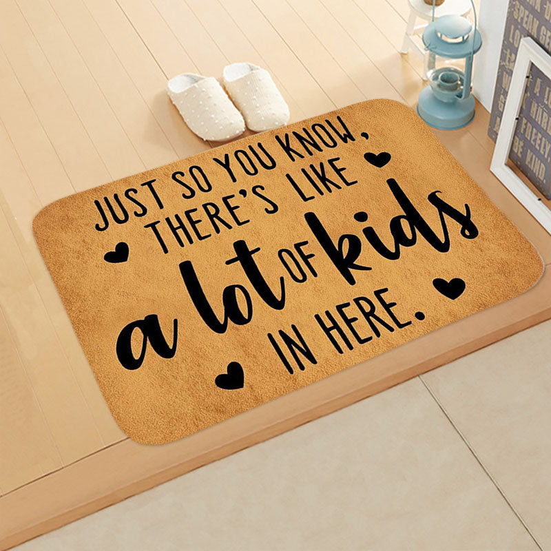 Welcome Letters Anti-Slip Door Mat