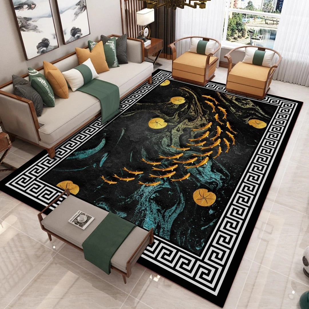 Modern Nordic 3D Butterfly Printed Carpet Living Room Rug