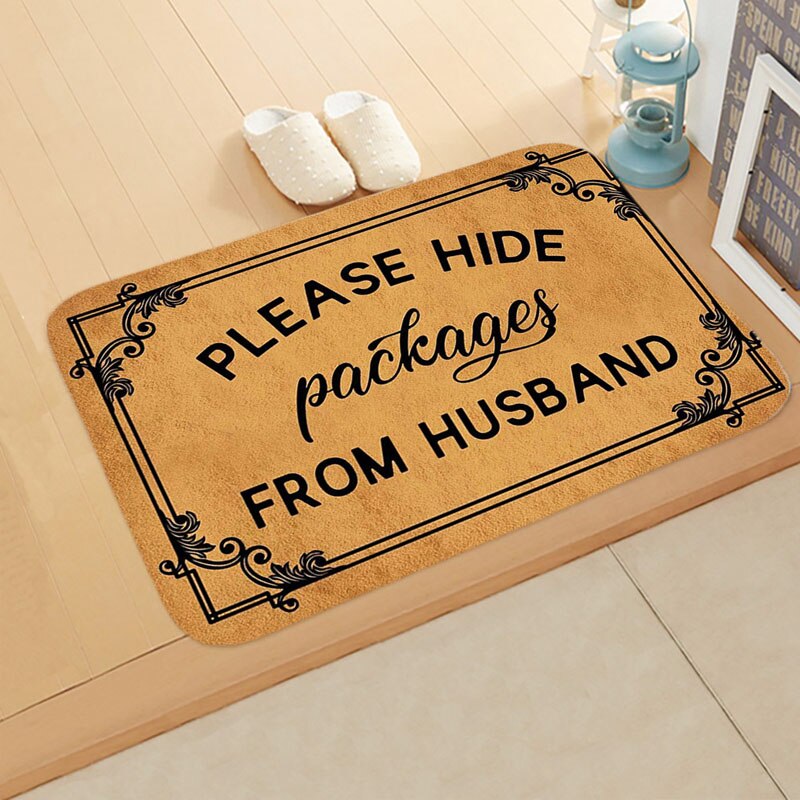 Welcome Letters Anti-Slip Door Mat