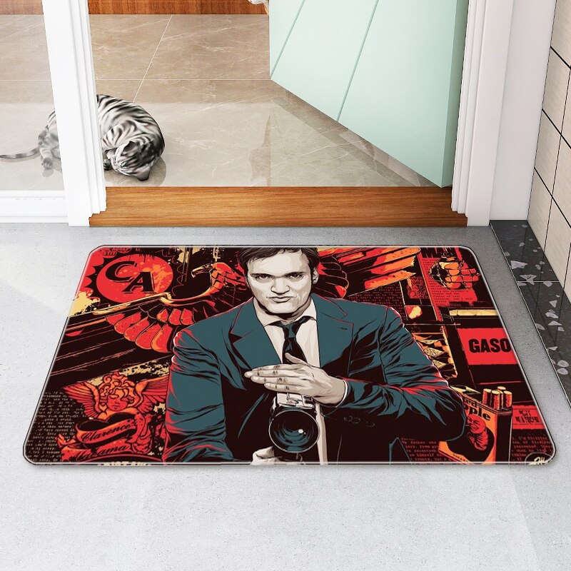 Tarantino Doormat Entrance Door Absorbent Rug