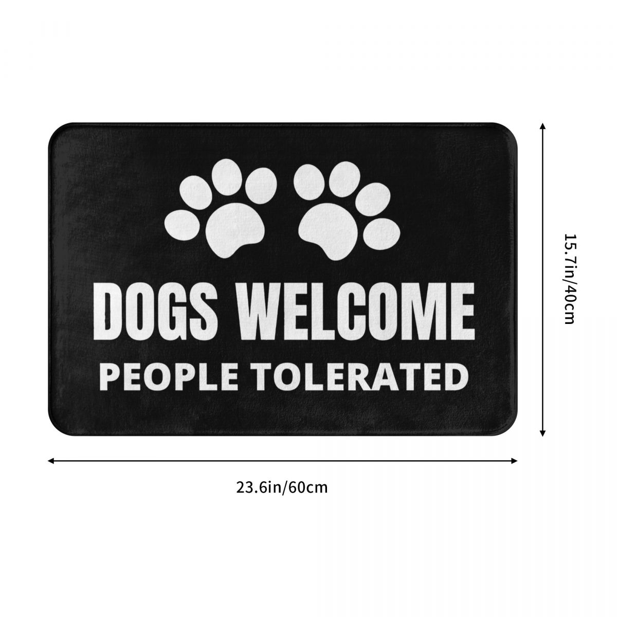 French Bulldog Pet Anti-Slip Doormat