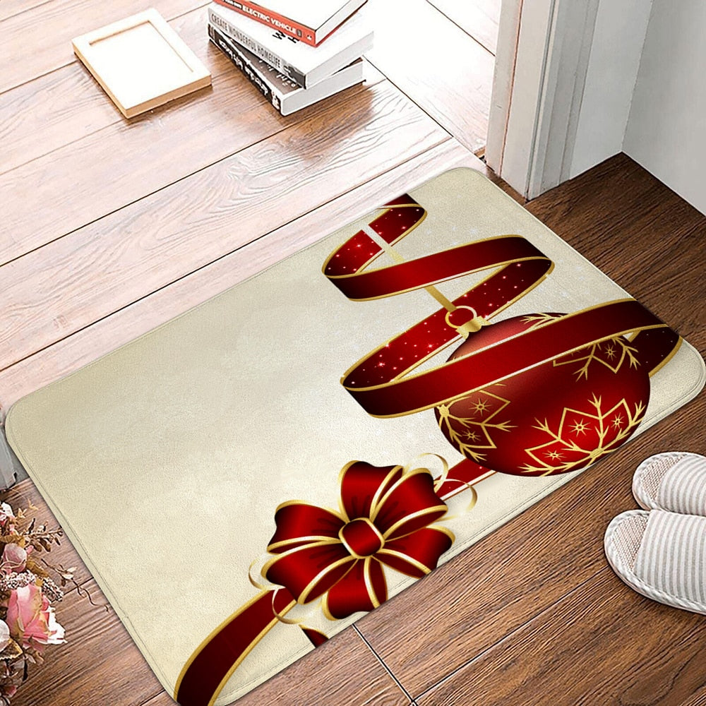 Cartoon Santa Claus Printed Door Mat