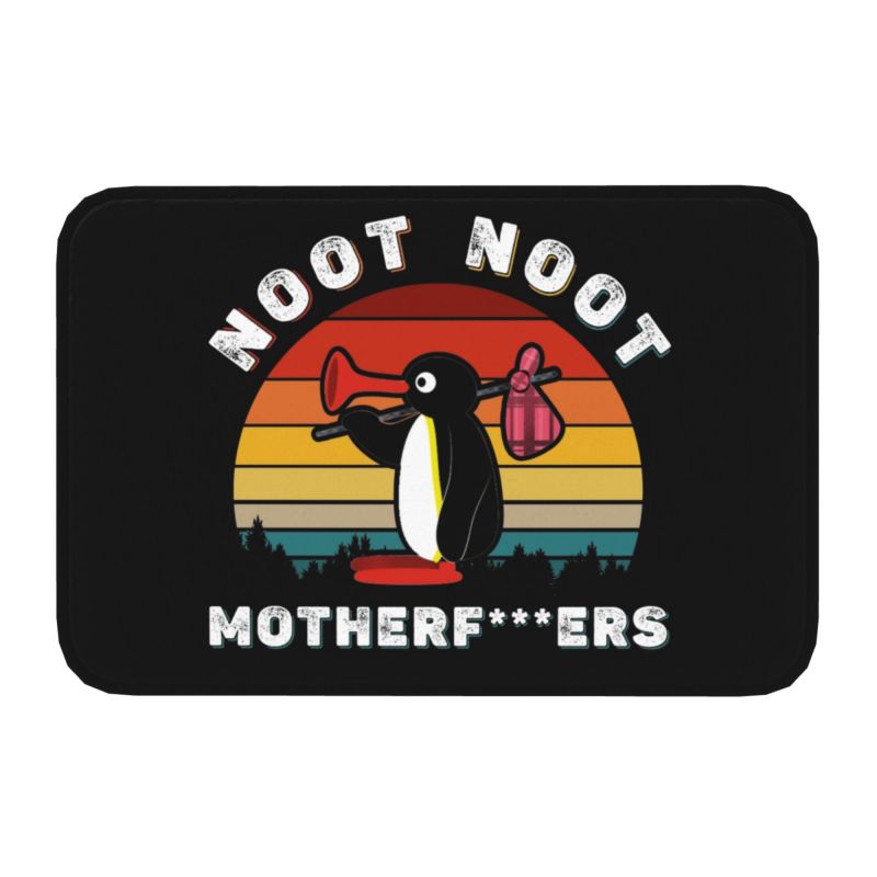 Cartoon Pingu Noot Noot Door Mat